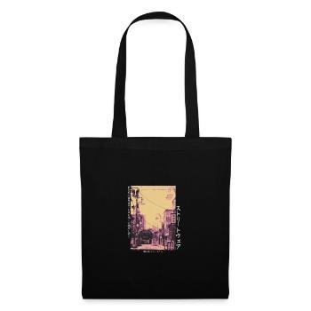 Japanese Streetwear Aesthetic - Tote Bag - black - Front