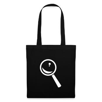 Magnifying Glass Magnifying Glass Laboratory Detective - Tote Bag - black - Front