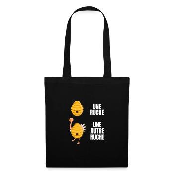 autre ruche - Sac en tissu - noir - Devant