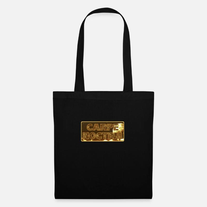 Carpe Noctem Gold - Stoffbeutel - Schwarz