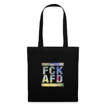 Fuck AFD - Stoffbeutel - Schwarz - Vorne