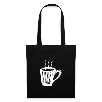 coffee pot - Tote Bag - black - Front