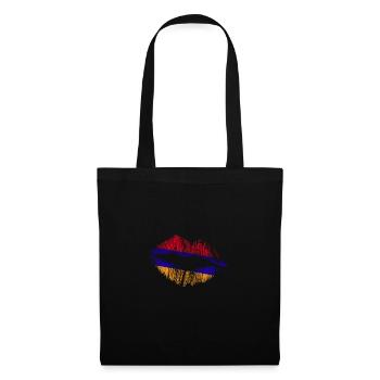 Arménie Arménie Arménie drapeau Arménien Cadeau - Sac en tissu - noir - Devant
