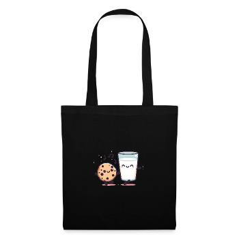 Duo de danse Happy Cookie Milk - Sac en tissu - noir - Devant