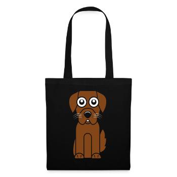 Hund Hund - Stoffbeutel - Schwarz - Vorne