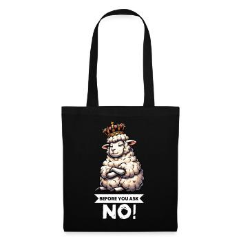 Before You Ask Sheep Sheep Shepherd Sheep Holder - Tote Bag - black - Front