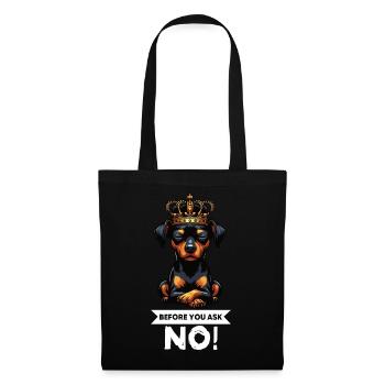 Before You Ask Miniature Pinscher Pinscher Pinscher Dog - Tote Bag - black - Front
