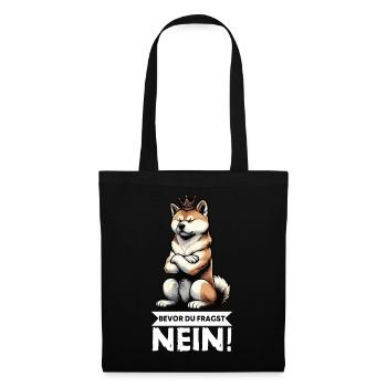 Avant que tu ne demandes, pas d’Akita, AkitaPropriétaire Akitas. - Sac en tissu - noir - Devant