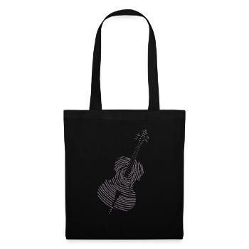 Classical Music Instrument Cello DNA Strand - Tote Bag - black - Front