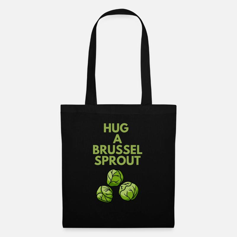 HUG A BRUSSEL SPROUT - Tote Bag - black