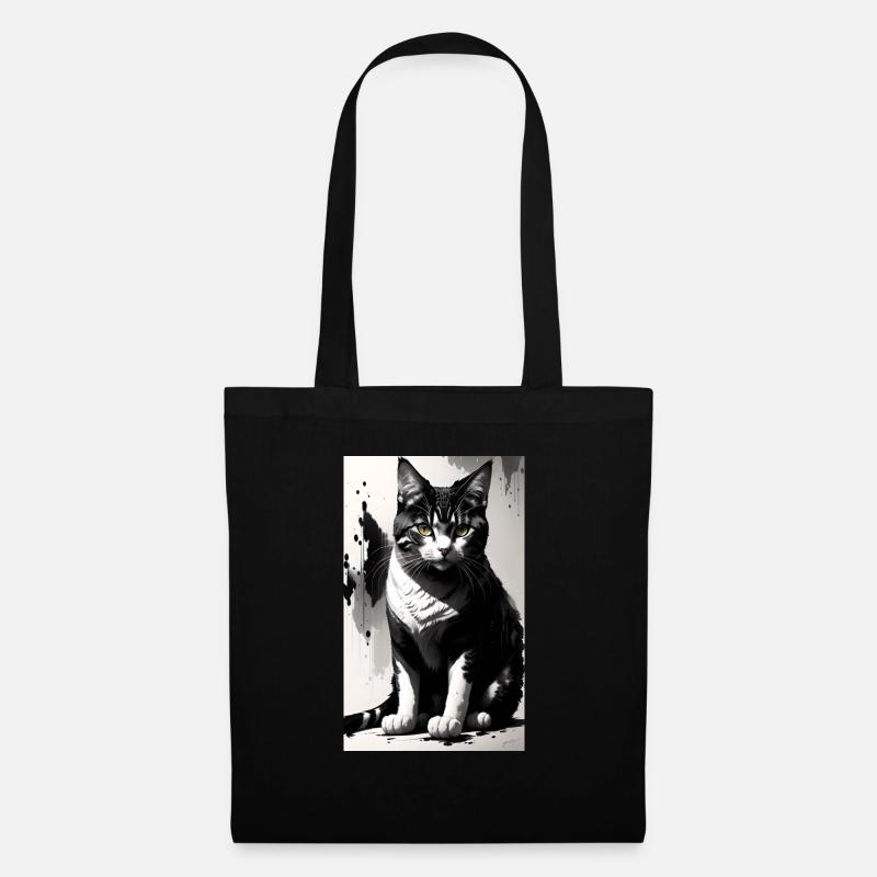 Cat 2 - Stoffbeutel - Schwarz