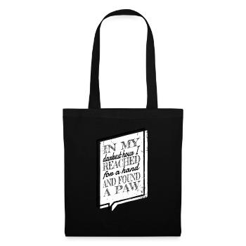 Paw Pet Boxer Christmas German Shepherd - Tote Bag - black - Front