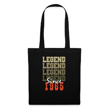 Cadeau 59e Anniversaire Vintage Né un mois de 1965 - Sac en tissu - noir - Devant