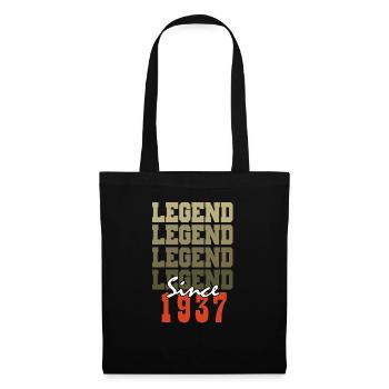 Vintage Born One Month 87th Birthday Gift from 1937 - Tote Bag - black - Front