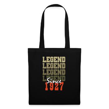 Vintage 97th Birthday Gift Born One Month from 1927 - Tote Bag - black - Front