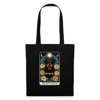 Rottweiler - Stoffbeutel - Schwarz - Vorne
