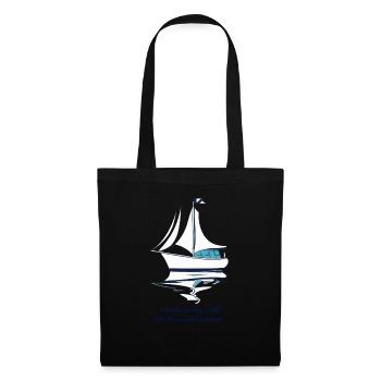 Sailboat - for relaxing days on the water! - Tote Bag - black - Front