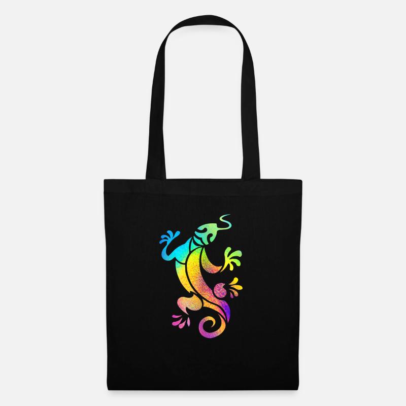 Multicolored Salamander - Tote Bag - black