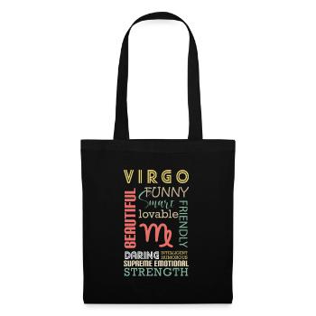 Horoscope Élément Planète - Sac en tissu - noir - Devant