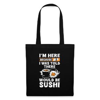 Japanese Rice Yummy Chopsticks - Tote Bag - black - Front