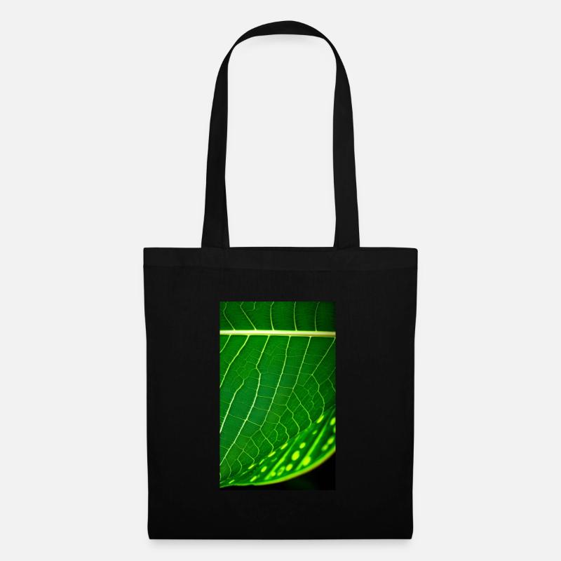 Leaf - Tote Bag - black