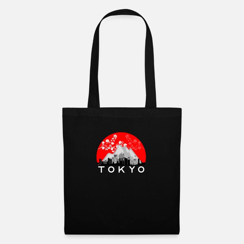 Tokyo - Stoffbeutel - Schwarz