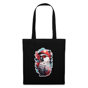 Cockatoos Parrot Cool Sunglasses Casquette de baseball - Sac en tissu - noir - Devant