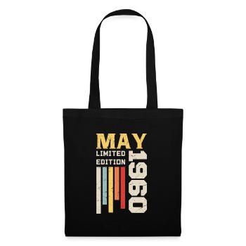 May 1960 - Birthday gift born in May 1960 May - Tote Bag - black - Front