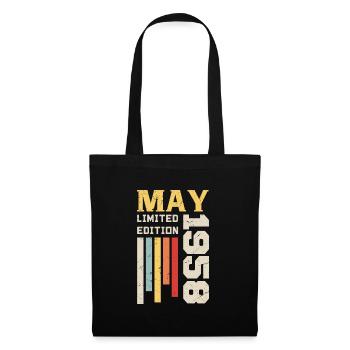 May 1958 - Birthday gift born in May 1958 May - Tote Bag - black - Front