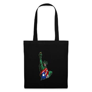 Proud To Be Puerto Rican American - Statue Of - Sac en tissu - noir - Devant