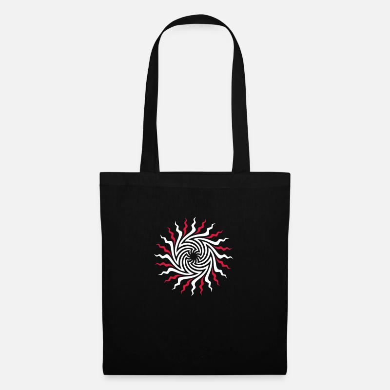 psychedelic_sun_201007_a_color - Tote Bag - black