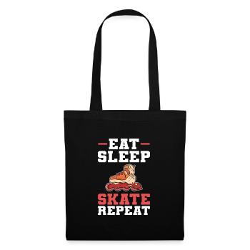 Roller Skating Roller Skates Inline Skates - Tote Bag - black - Front