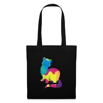 Furet - Sac en tissu - noir - Devant
