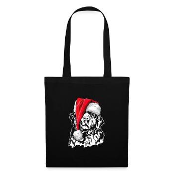 Santa Newfoundland Christmas Dogs Wilsigns - Tote Bag - black - Front