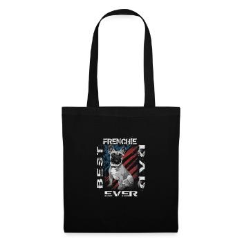 Best Frenchie Dad Ever French Bulldog Papa - Tote Bag - black - Front
