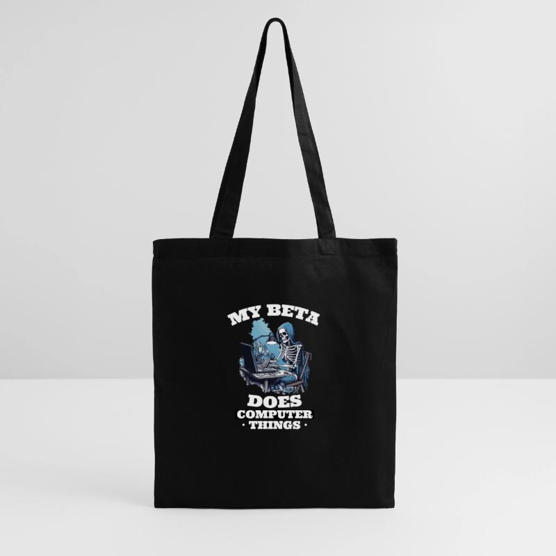My beta makes computer things programmers Tote Bag