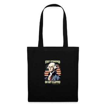 Buckle up or get clapped George - Tote Bag - black - Front