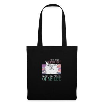 Being Normal Was Yesterday Funny Cat Saying - Tote Bag - black - Front