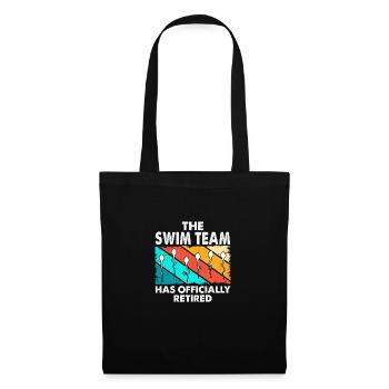 L'équipe de natation est officiellement à la retraite - Sac en tissu - noir - Devant