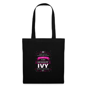 Votre Altesse Ivy entre dans la pièce - Sac en tissu - noir - Devant
