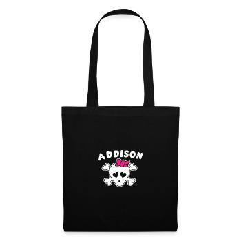 Pirate Addison Design for Girls and Women - Tote Bag - black - Front