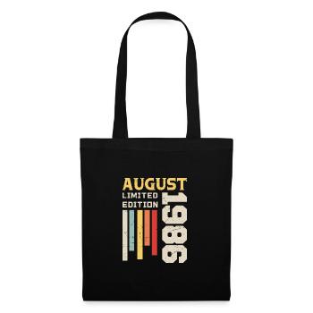 August 1986 - Birthday Gift August 1986 August - Tote Bag - black - Front