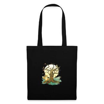 Fox Owl Forest Camping Animals - Tote Bag - black - Front