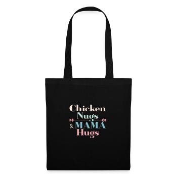 Chicken Nugs & Mama Hugs - Tote Bag - black - Front