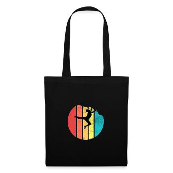 Escalade de bloc design - Sunset Vintage - Sac en tissu - noir - Devant