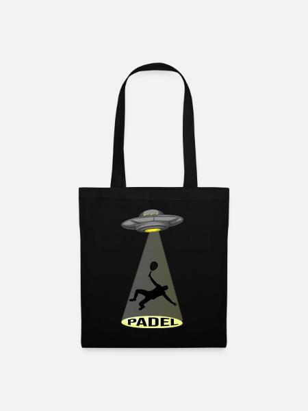 Padel Padeltennis Padel-Universum Paddle - Stoffbeutel - Schwarz