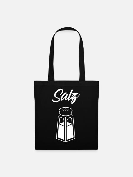 Salz - Pfeffer Partnerlook P64 A - Stoffbeutel - Schwarz