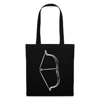 Bow and arrow - Tote Bag - black - Front