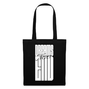 Dreams never end - Tote Bag - black - Front