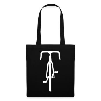 Road Front Silhouette - Tote Bag - black - Front